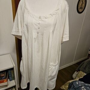 ROAMAN"S 1X PIT TO PIT 25 LENGTH 33 EX COND  WHITE